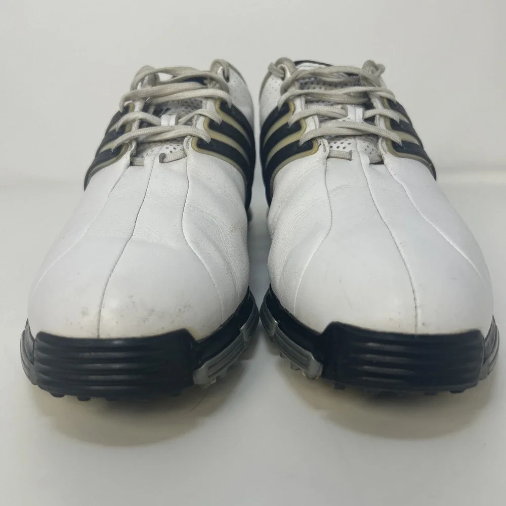 Adidas Tour360‎ 3.0 Golf Shoes Men's Size 8.5 EVG 791003 White /Brown